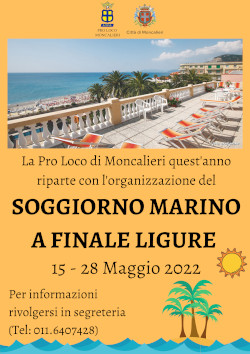 Soggiorno marino Finale Ligure 2022