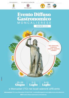 Evento Diffuso Gastronomico Moncalierese - Estate 2022