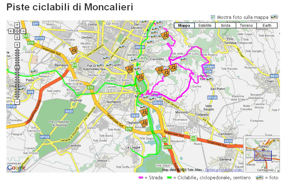 Piste ciclabili